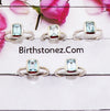 10 Pcs Starter Pack of boutique Silver 925 Gems Rings