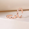 Rosé Droplets Toe Ring