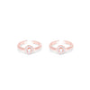 Centered Stone Toe Ring
