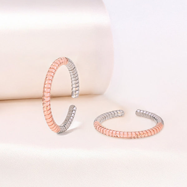 Twist Ridge Toe Ring