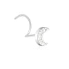 Crescent Glow Nose Pin
