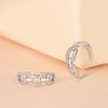 Stone Interlocking Toe Ring
