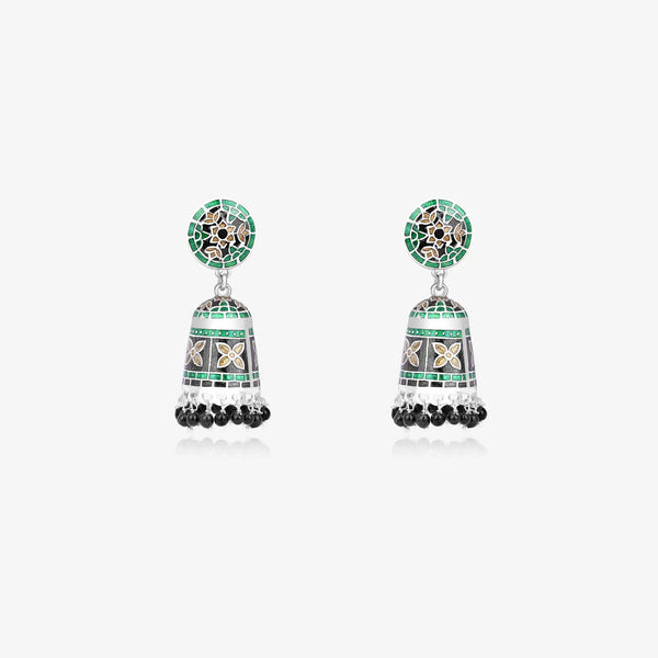 Regal Flower Jhumka