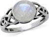 Rainbow Moonstone Ring - C1234- 925 Sterling Silver test item