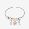 Silver Trinklet Charm Kada
