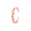 Rosé Droplets Toe Ring