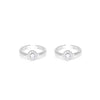 Centered Stone Toe Ring