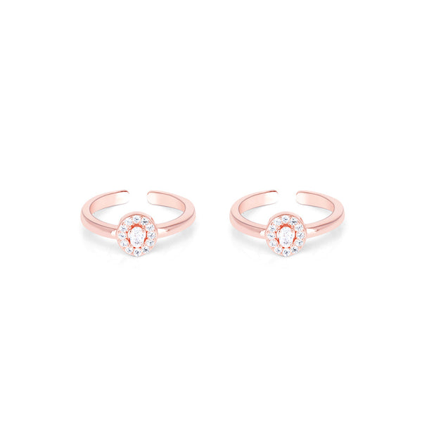 Centered Stone Toe Ring